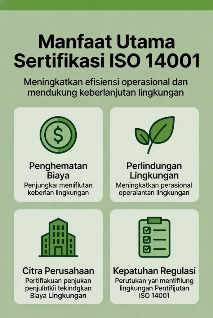 Manfaat Sertifikasi ISO 14001